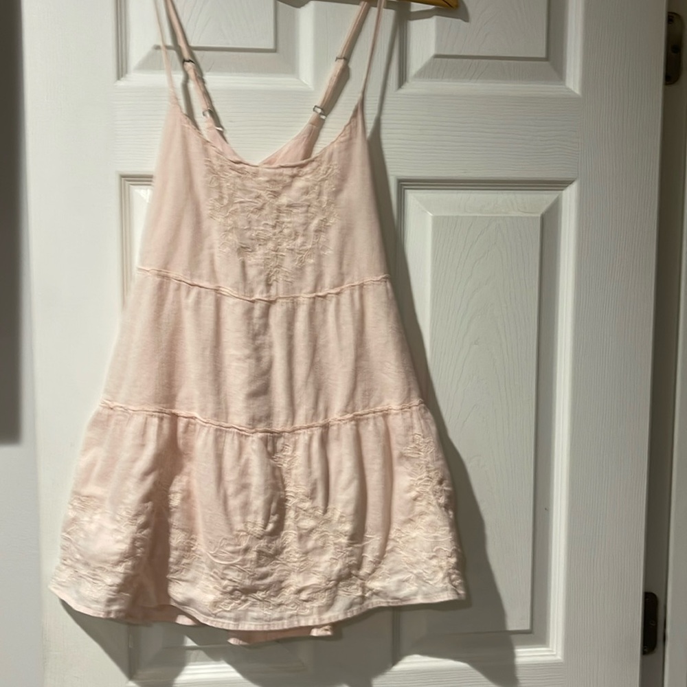 Abercrombie Women dress sarafan pink size m.100 cotton good condition